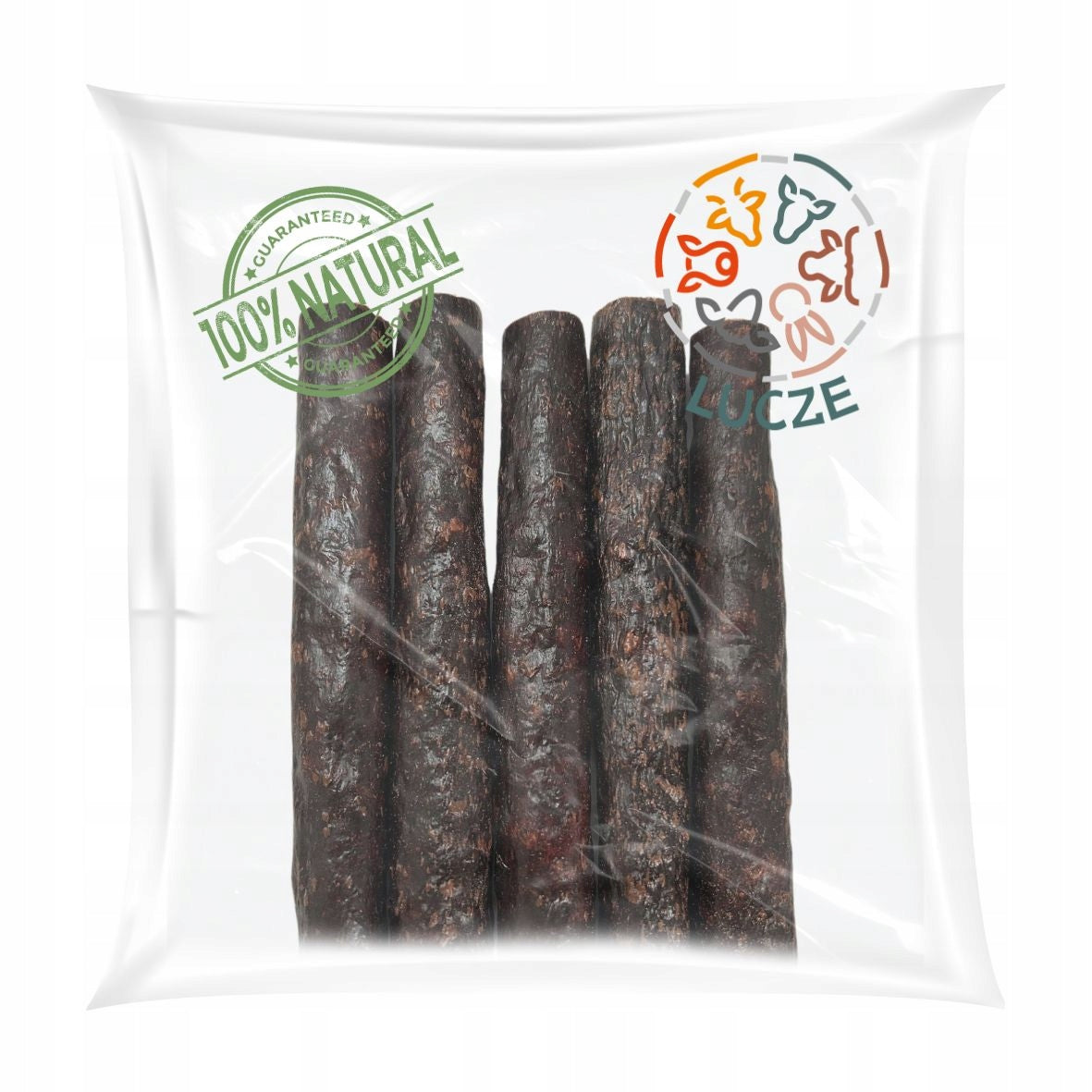 DOG TREAT dried HORSE ROLLS 100% natural teether