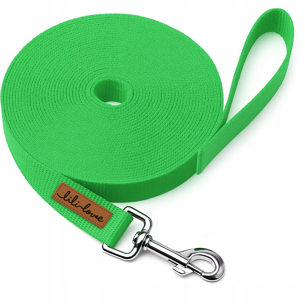 DOG WALKING TRAINING LEASH STRONG FOR WALKING TRAINING 2,5cm - 2m Manufacturer code SMYCZ.TD.GREEN.2