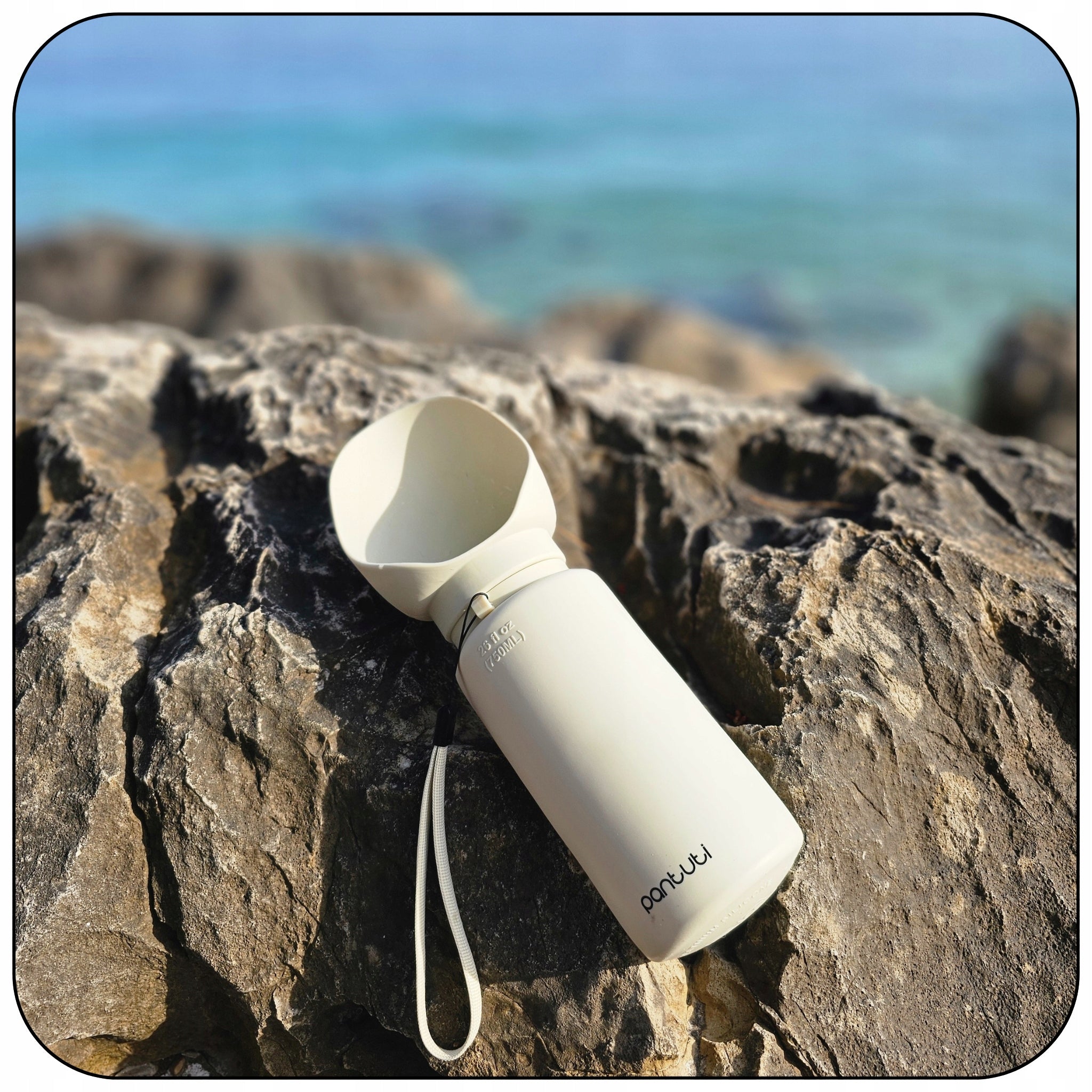 DOG WATER BOTTLE TOURIST DRINKER WATER BOTTLE TRAVEL BOWL 750ml MONTE Capacity 0.75 l