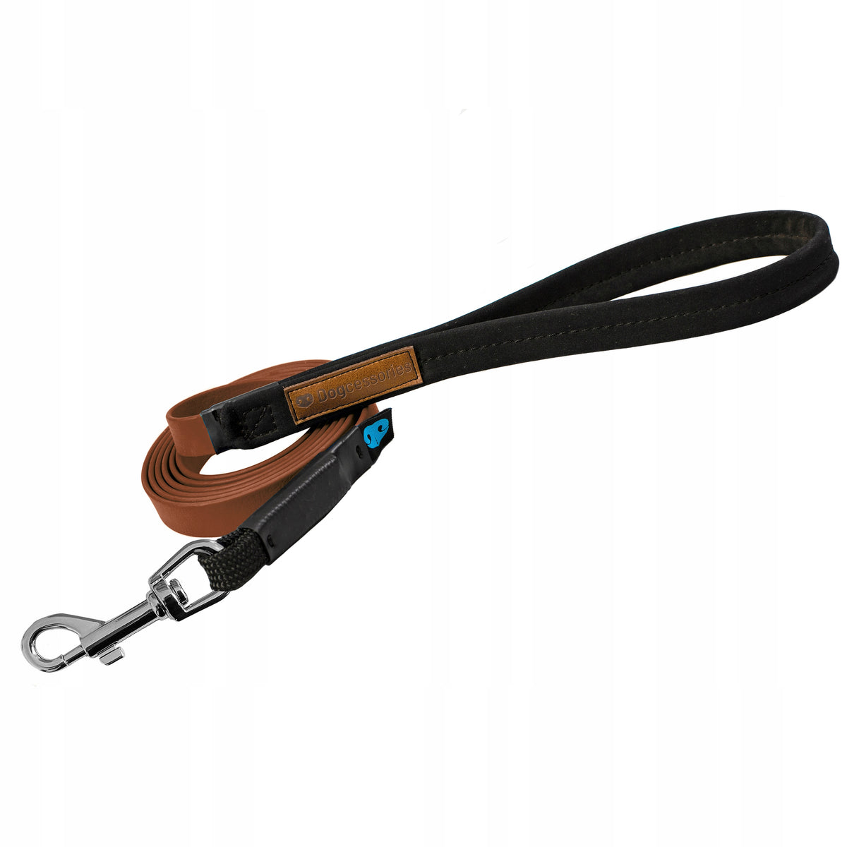DOGCESSORIES BIOTHANE LEASH 16MM/5M LIGHT BROWN