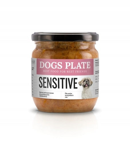 DOGS PLATE SENSITIVE for dog allergy COD 360g