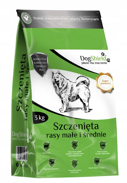 DOGSHIELD PUPPIES SMALL AND MEDIUM BREEDS 3kg Manufacturer code 648B57108