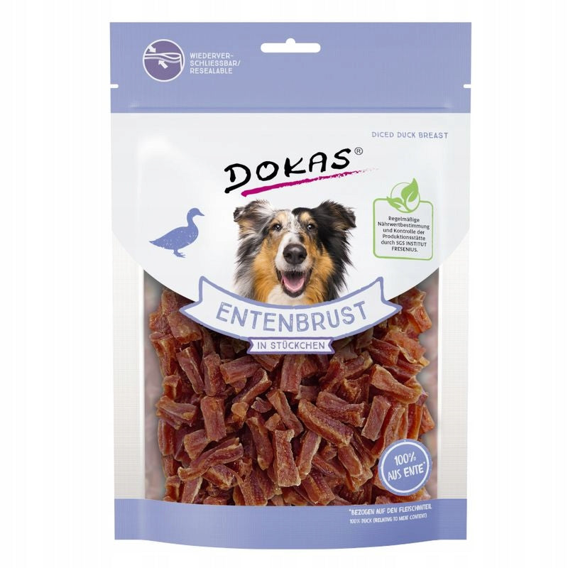DOKAS FILLET IN PIECES DOG TREAT DUCK FILLET 200g POULTRY TREATS
