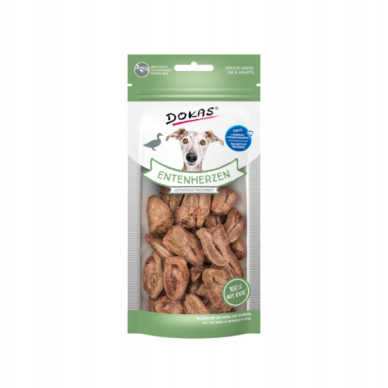 DOKAS Freeze-dried duck hearts 22 g