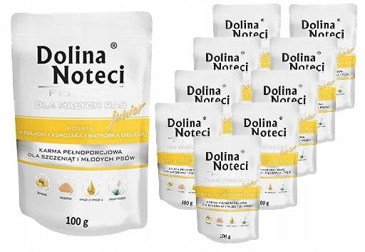 DOLINA NOTECI JUNIOR STOMACHS CHICKEN 100G x10