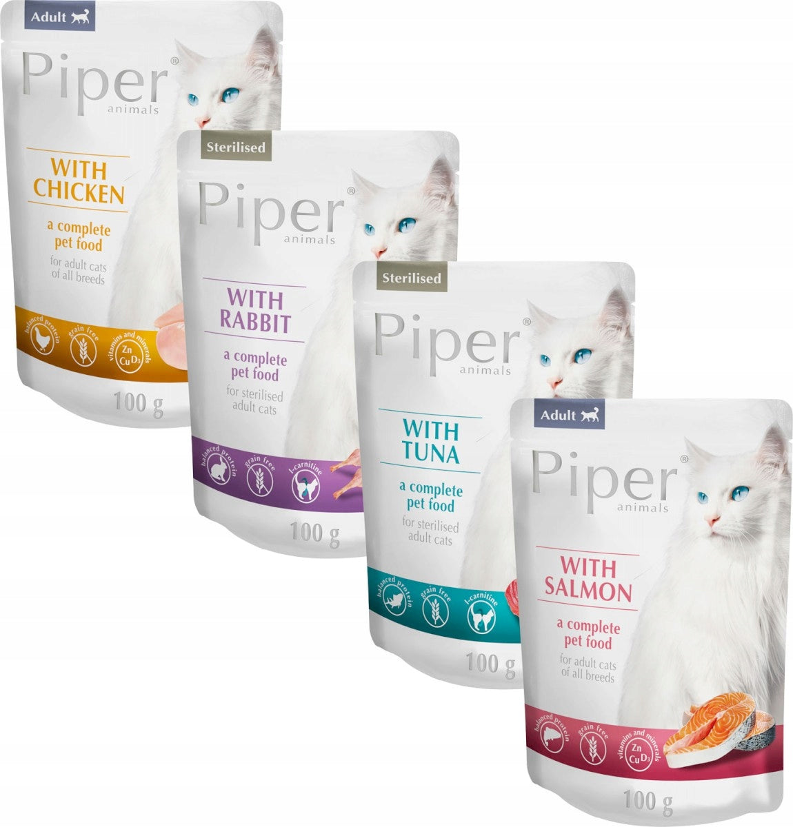 DOLINA NOTECI PIPER Animals with Chicken 100g Packaging status original