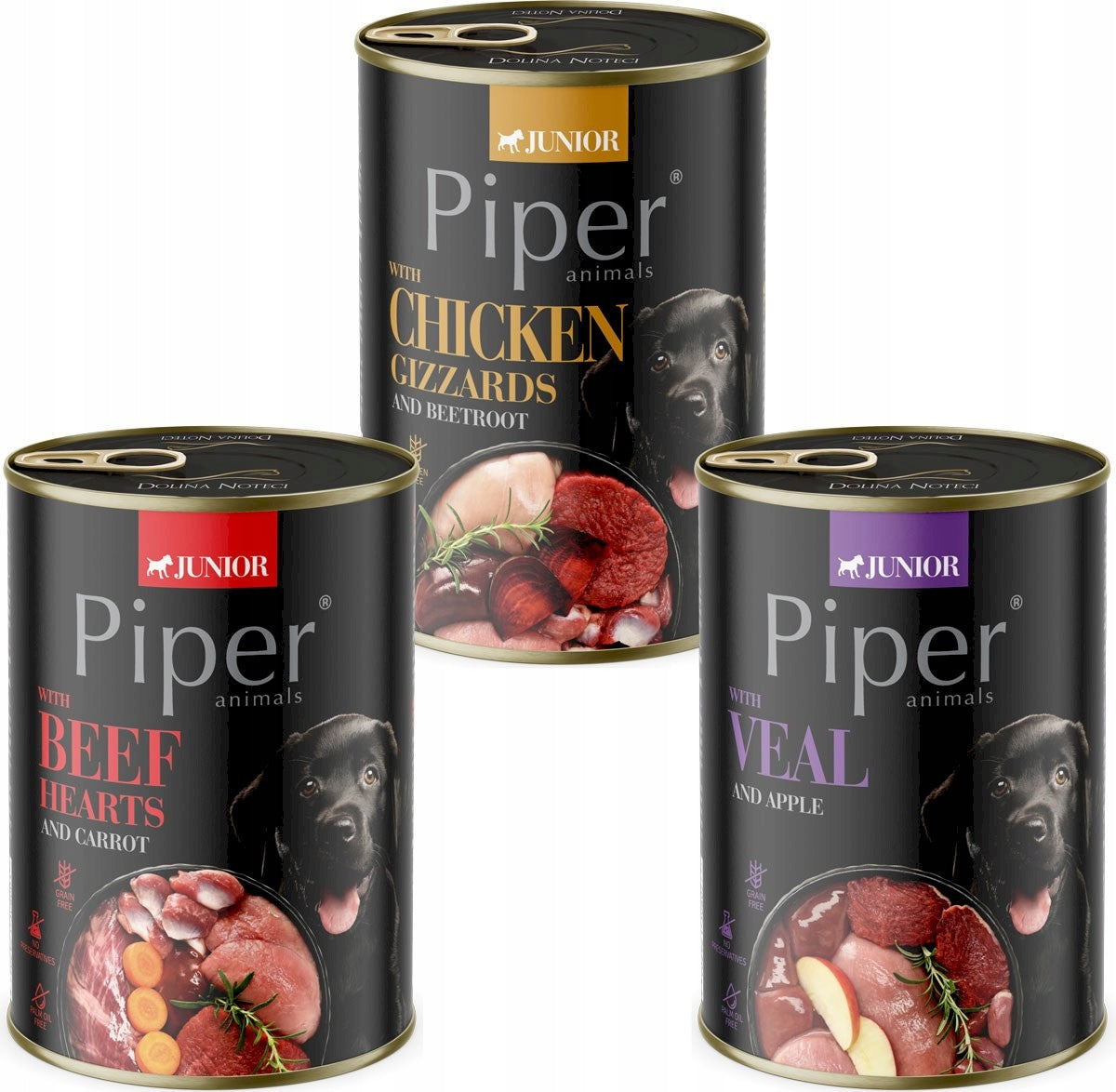 DOLINA NOTECI PIPER Junior MIX OF FLAVORS 12x400g