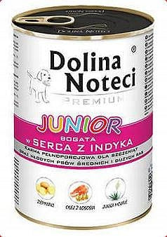 DOLINA NOTECI PREMIUM JUNIOR WITH TURKEY HEARTS 400g