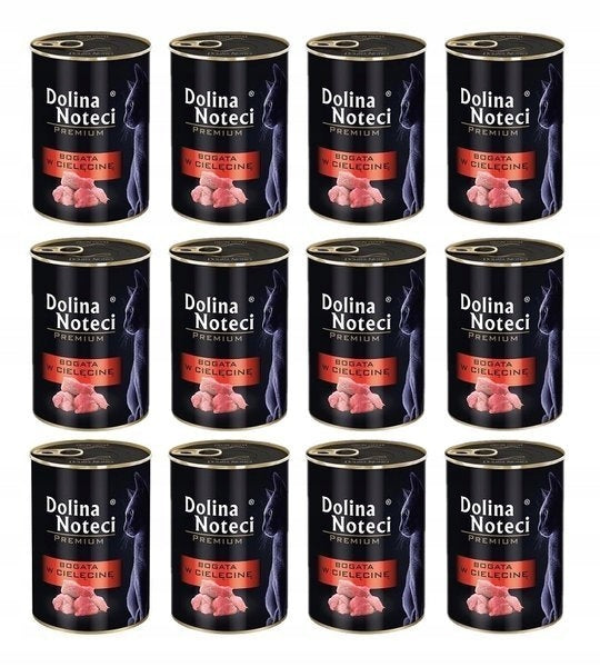 DOLINA NOTECI PREMIUM RICH IN VEAL 12x 400 G Brand Dolina Noteci