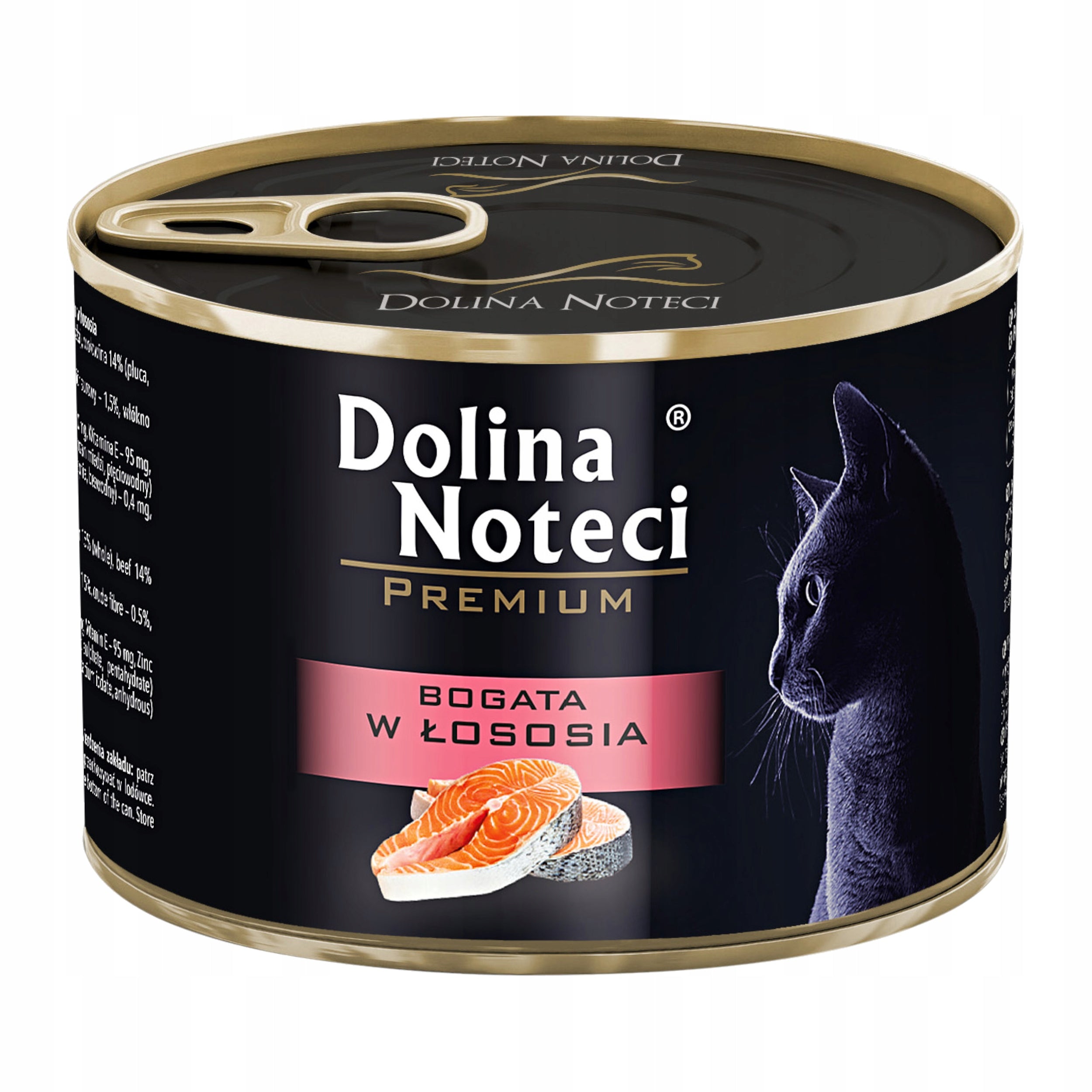 DOLINA NOTECI PREMIUM WITH SALMON FOR CAT 12x185g Product weight 0.185 kg