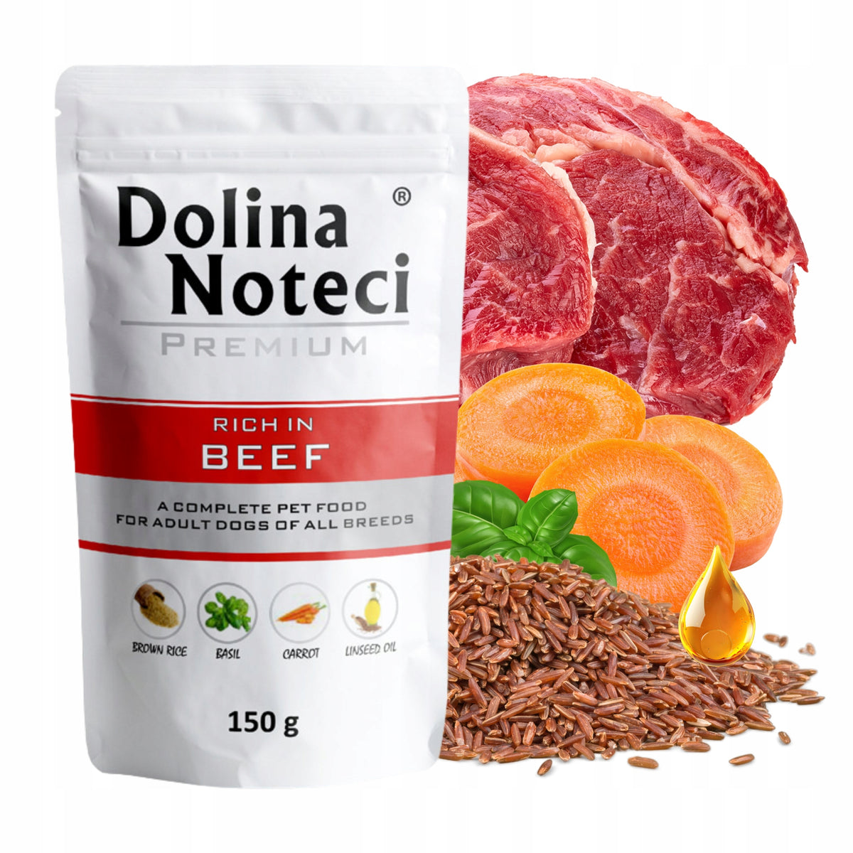 DOLINA NOTECI Premium Dog Food Beef 150g