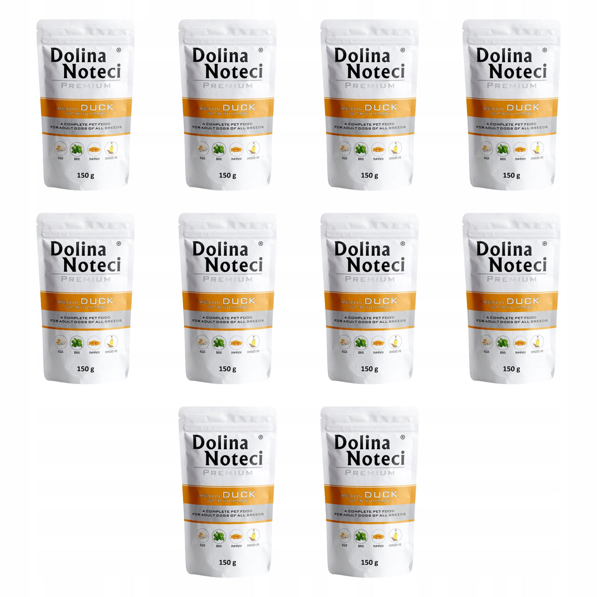 DOLINA NOTECI Premium Dog Food Duck 10 x 150g
