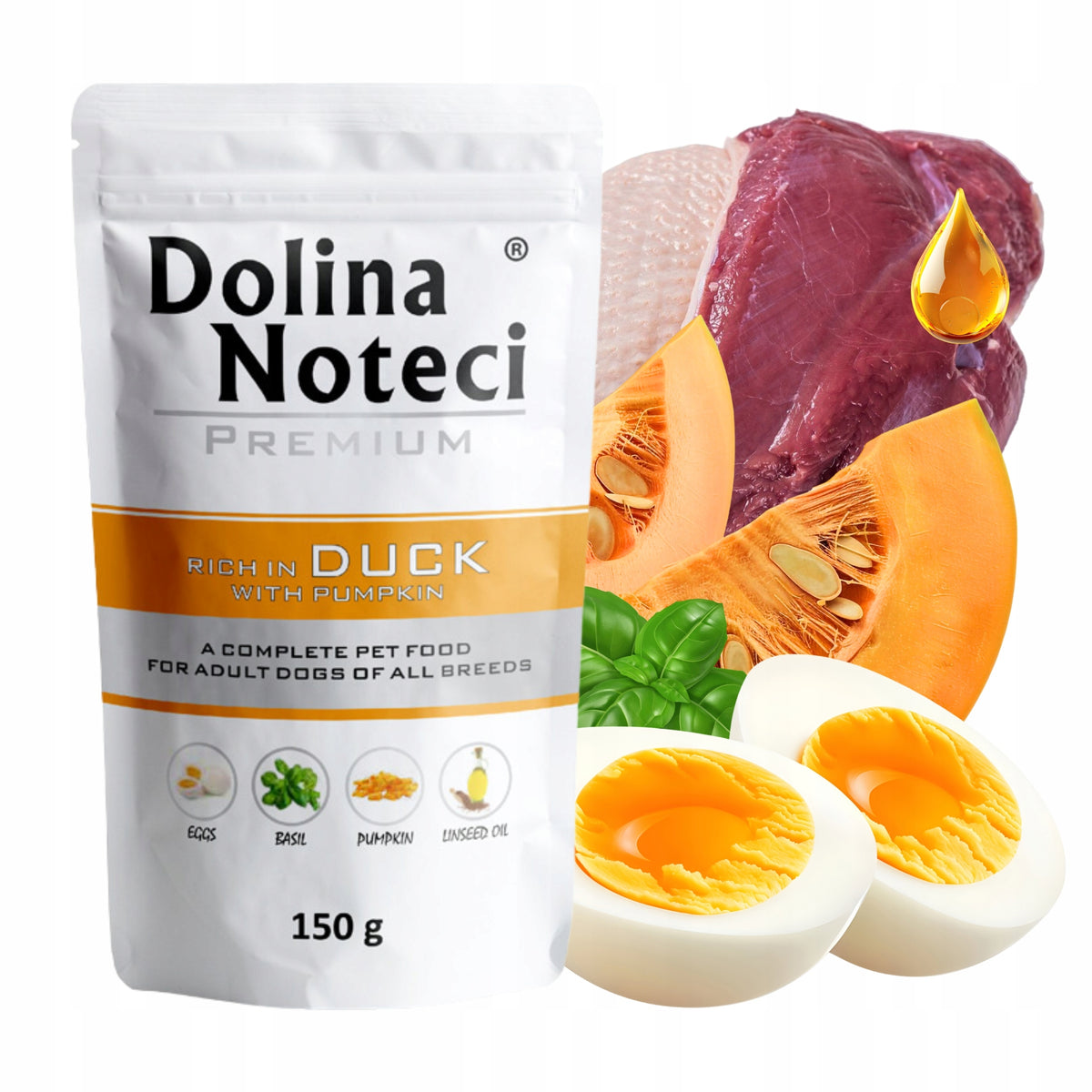 DOLINA NOTECI Premium Dog Food Duck 150g