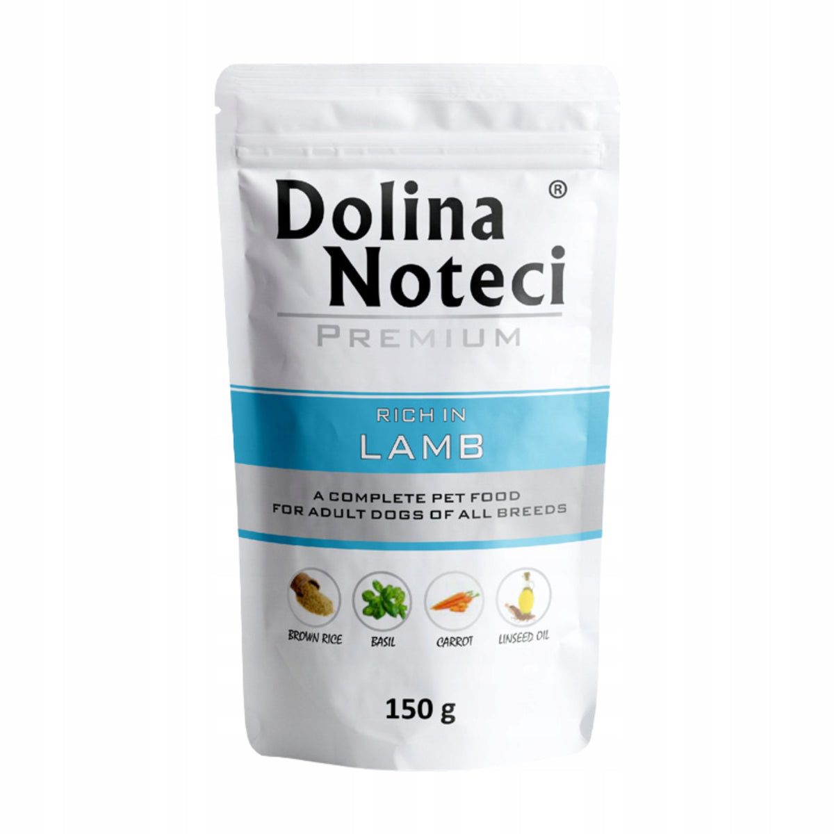 DOLINA NOTECI Premium Dog Food Lamb 150g Packaging status original