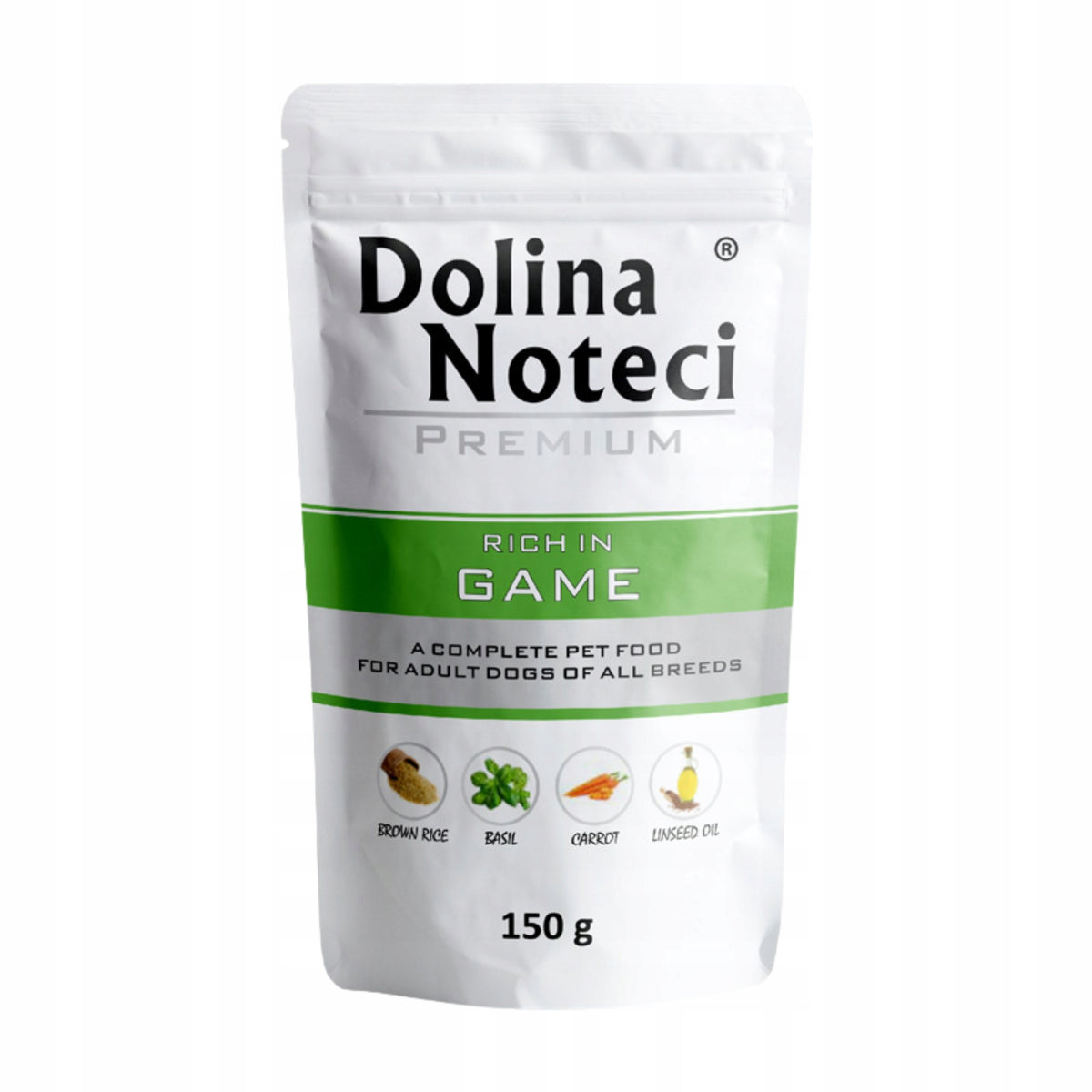 DOLINA NOTECI Premium Dog Food venison 150g Packaging status original