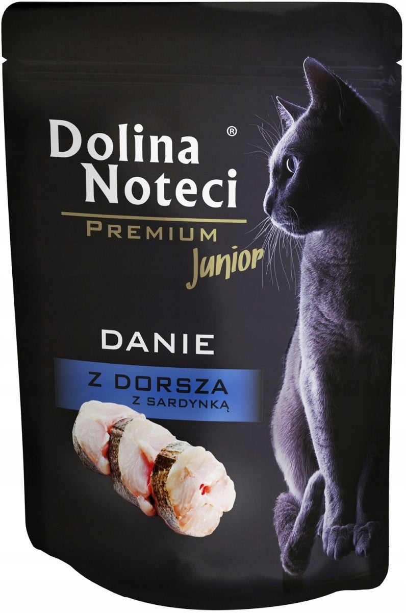 DOLINA NOTECI Premium Junior Cod Food with Sardine 85g