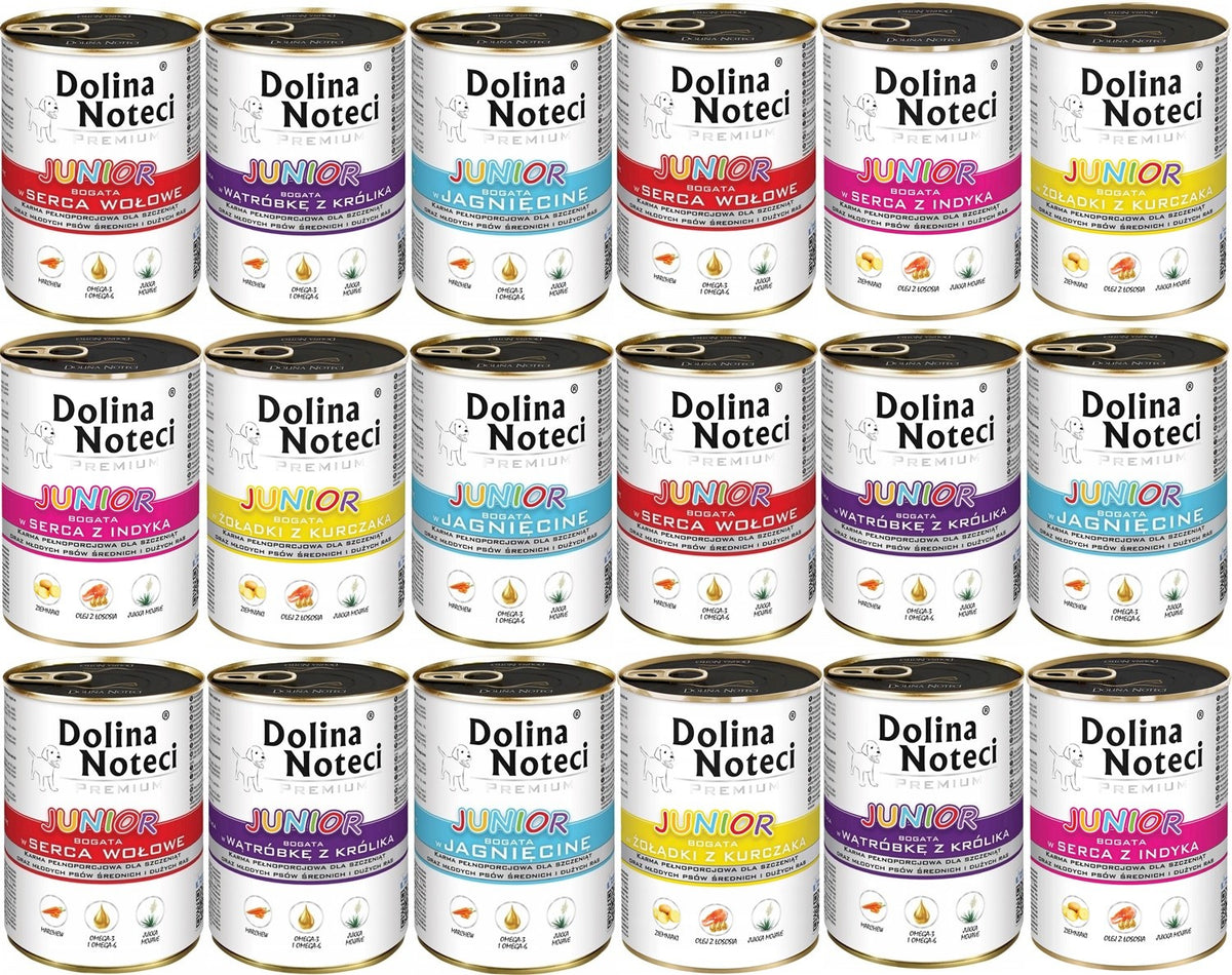 DOLINA NOTECI Premium Junior MIX OF FLAVORS 18 x 400g