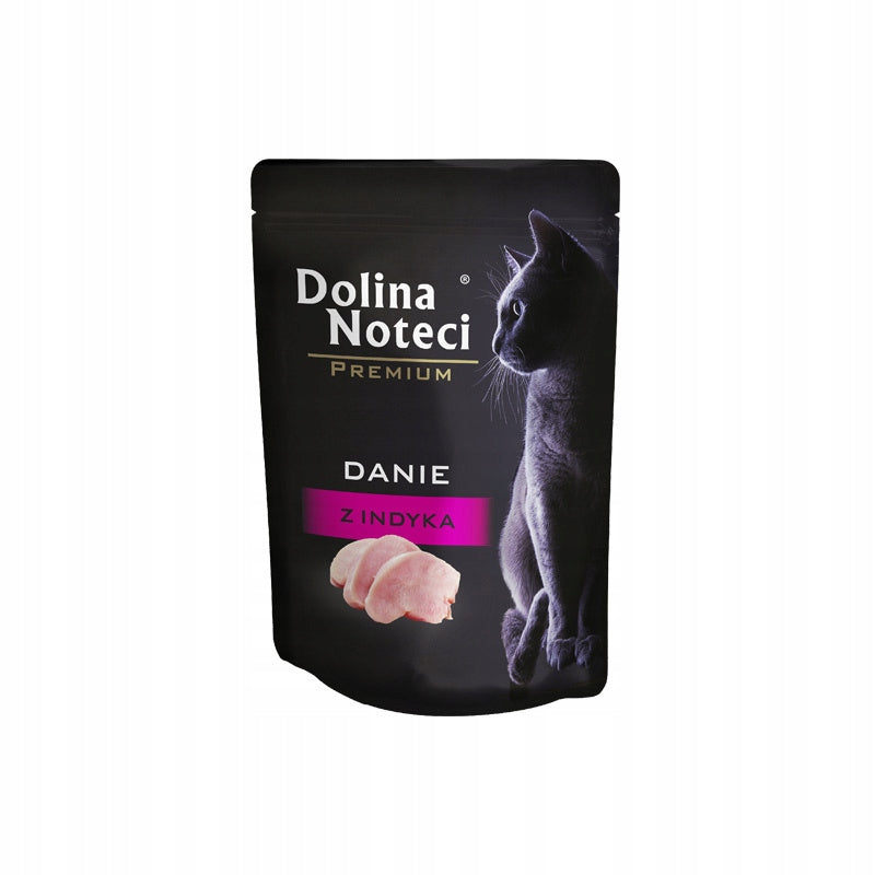 DOLINA NOTECI Premium dish wet cat food Turkey 10 x 85g grain-free Brand Dolina Noteci
