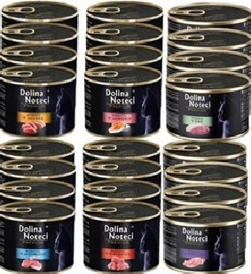 DOLINA NOTECI Premium wet cat food MIX OF FLAVORS 24x185g