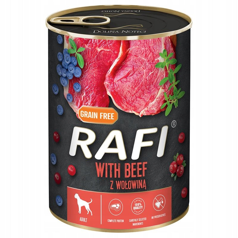 DOLINA NOTECI RAFI Wet dog food Beef 400g Brand Rafi