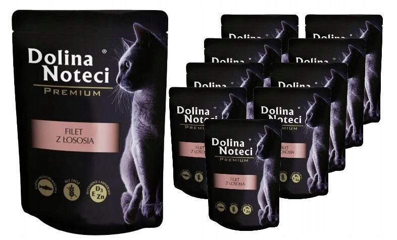 DOLINA NOTECI SALMON FILLET 85G- SUPER PREMIUM WITH TAURINE!!