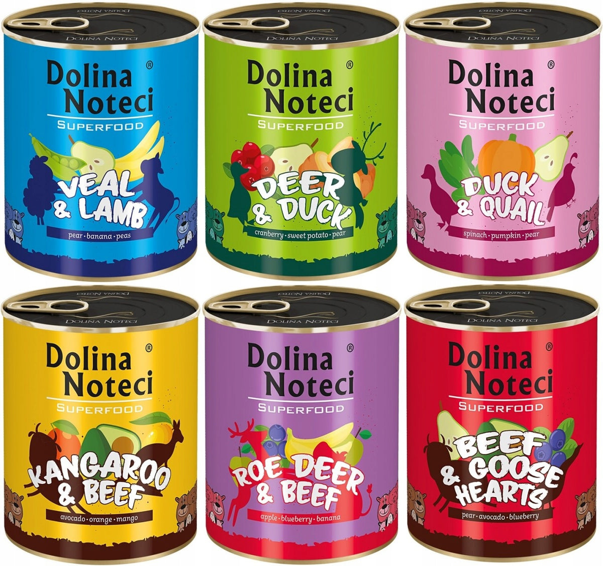DOLINA NOTECI SUPERFOOD MIX OF FLAVORS 6 x 800G