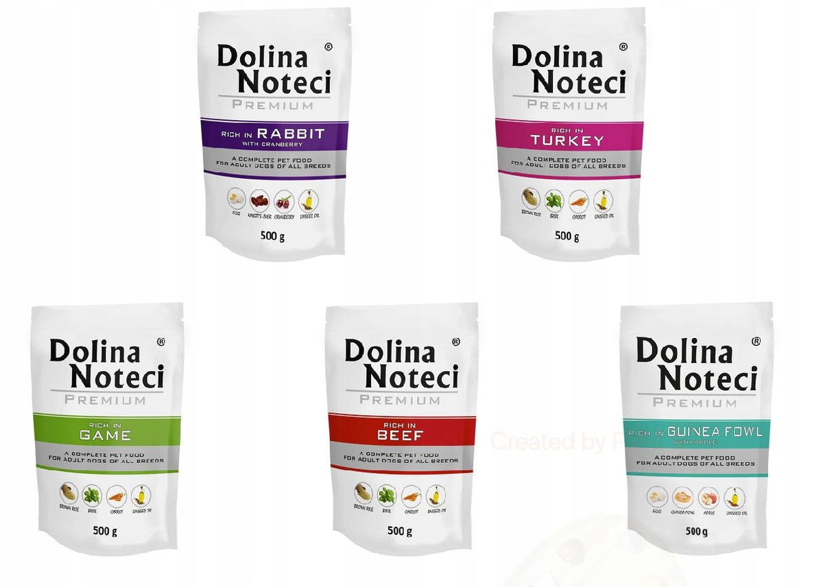 DOLINA NOTECI WET DOG FOOD 10X500 MIX OF FLAVORS