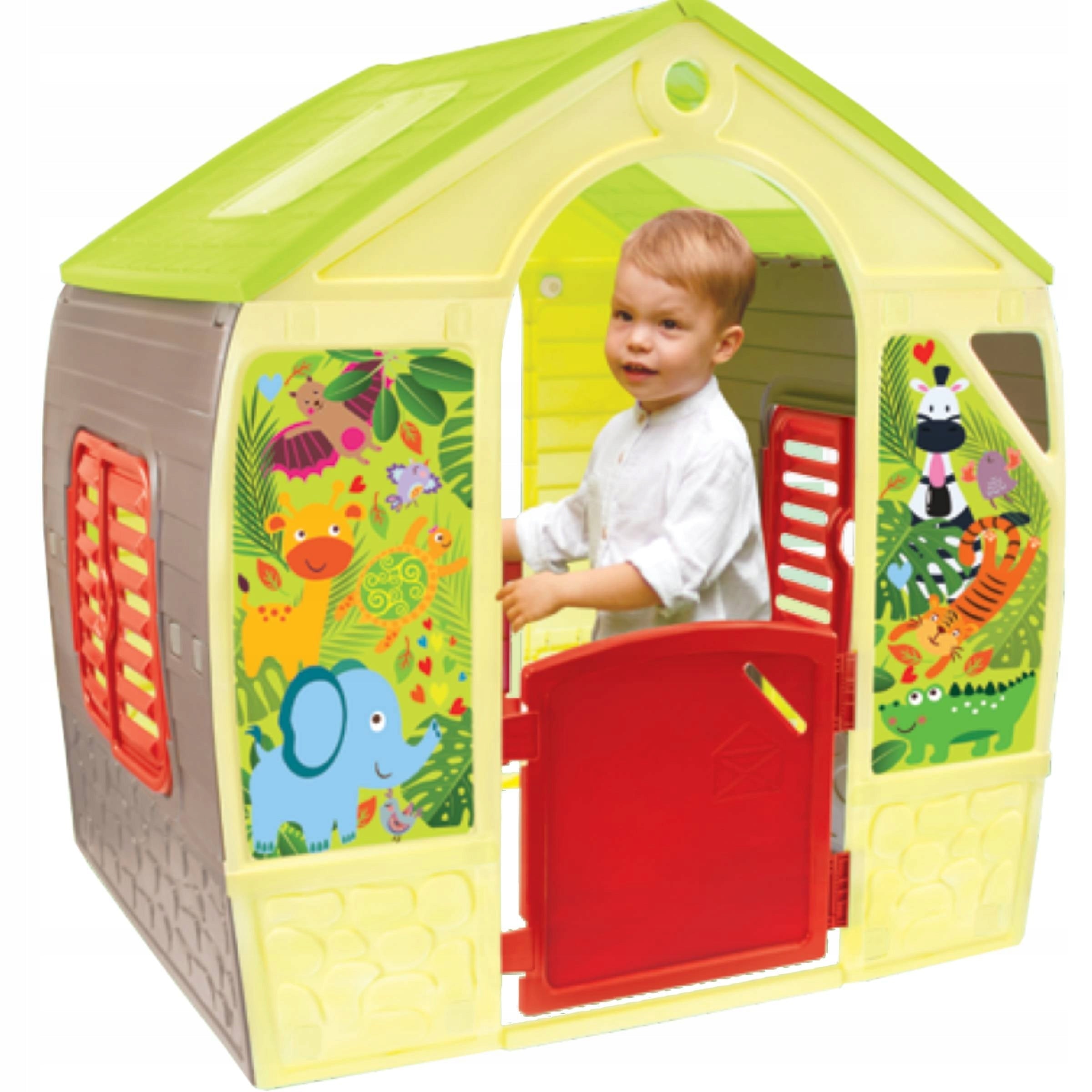 Kinderspielhaus Mochtoys Happy House 102cm x 88cm x 108cm, 11976, 2+ 