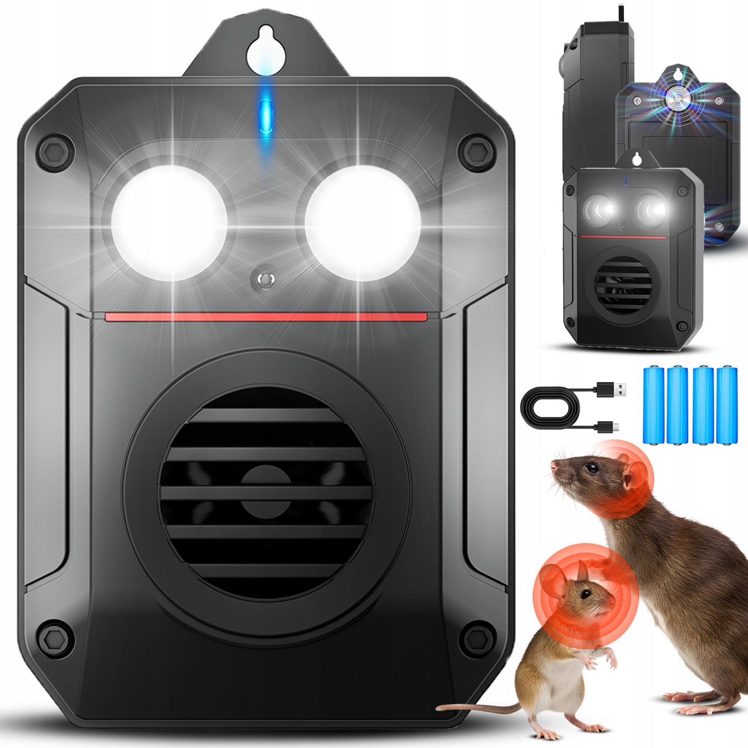 DOMESTIC CAR REPELLENTULTRASONIC RODENT CATS RATS MARTEN MOUSE