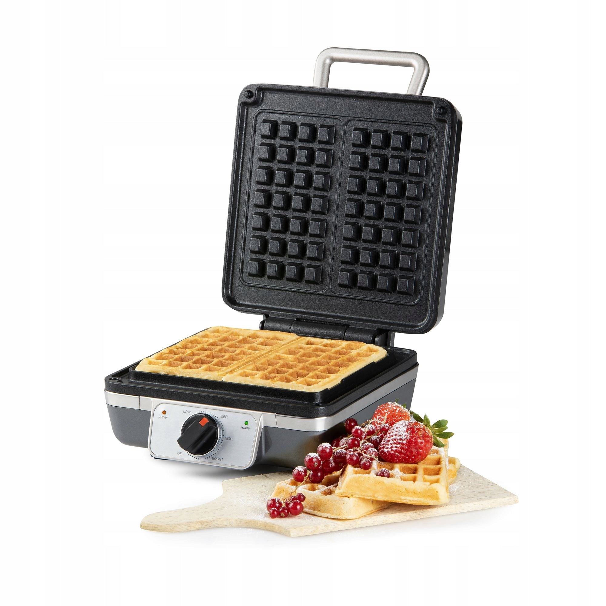 DOMO DO1173W waffle maker 2 large crispy waffles temperature control XXL