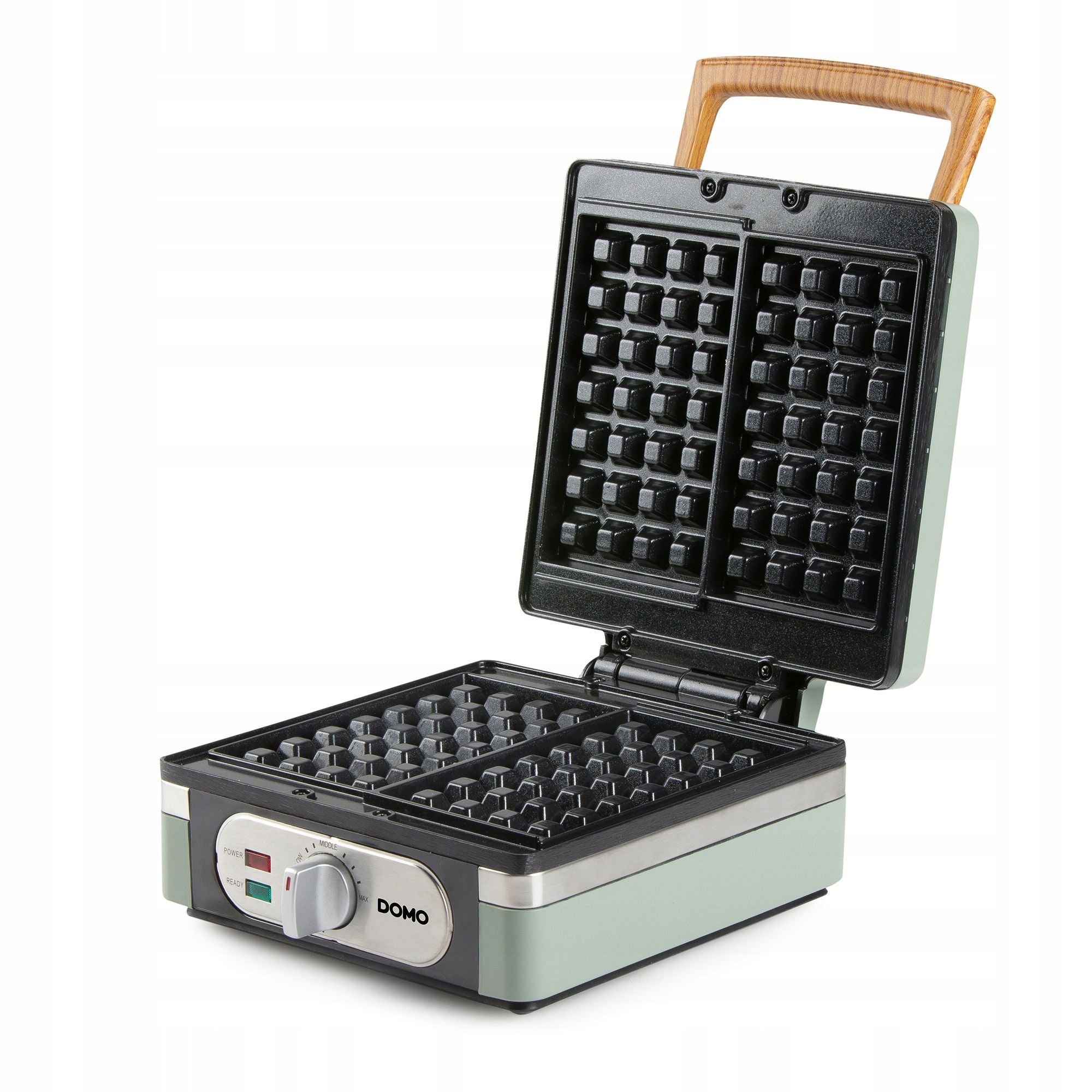 DOMO DO9273W Waffle Iron, 1400W, 2 Large Waffles, Temperature Control Manufacturer code DO9273W