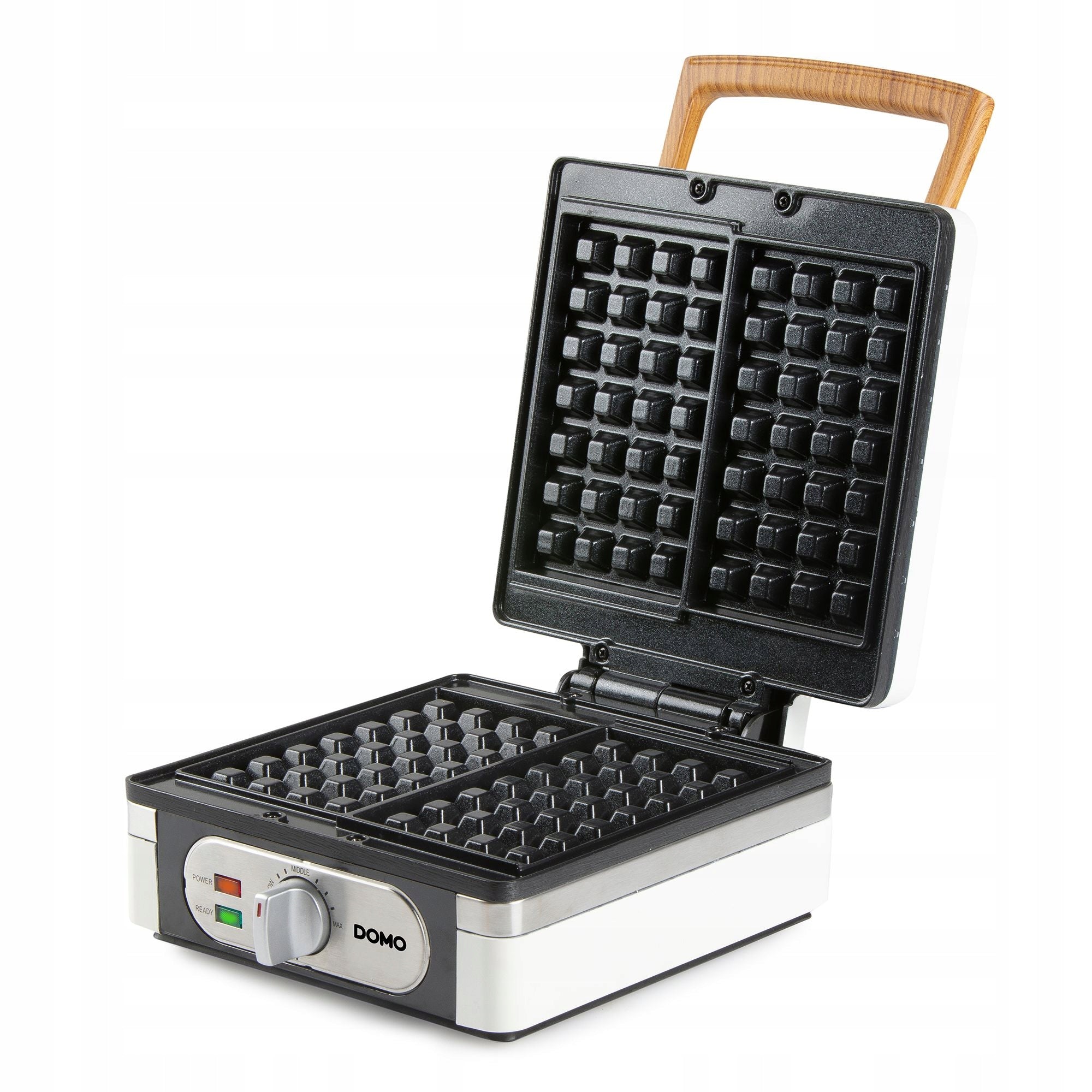 DOMO DO9274W Waffle Iron, 1400W, 2 Large Waffles, Temperature Control Power rating 1400 W