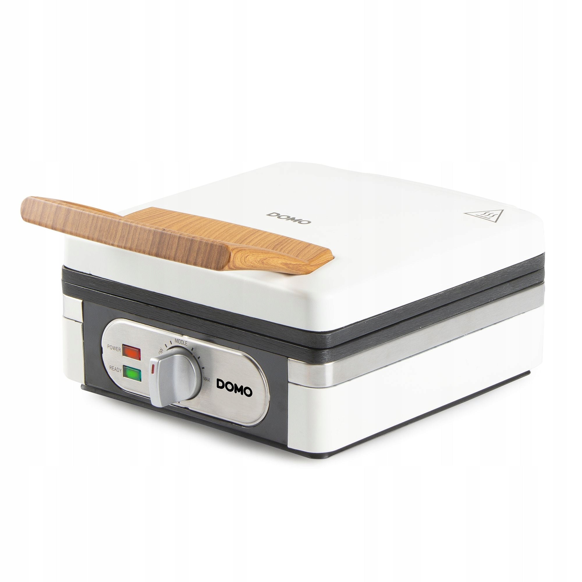 DOMO DO9274W Waffle Iron, 1400W, 2 Large Waffles, Temperature Control