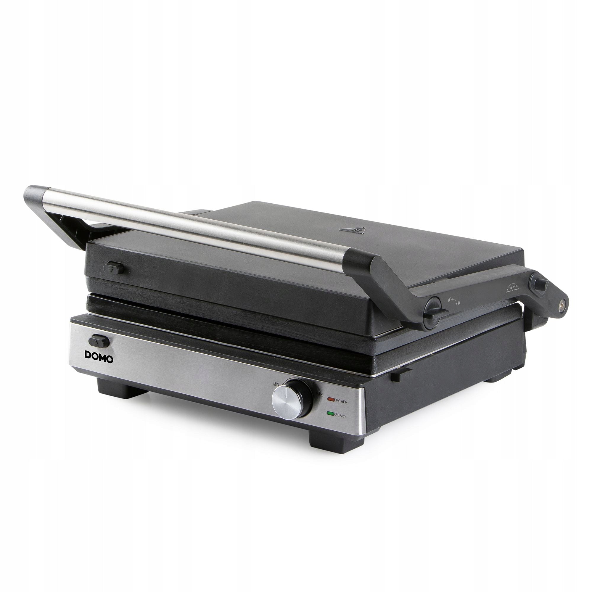 DOMO DO9287G black 166 W electric folding grill + waffle iron