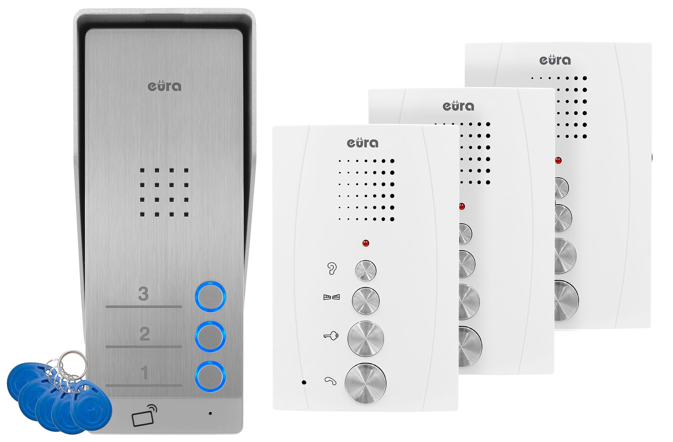 Gegensprechanlage Eura ADP-63A3 Weiß 