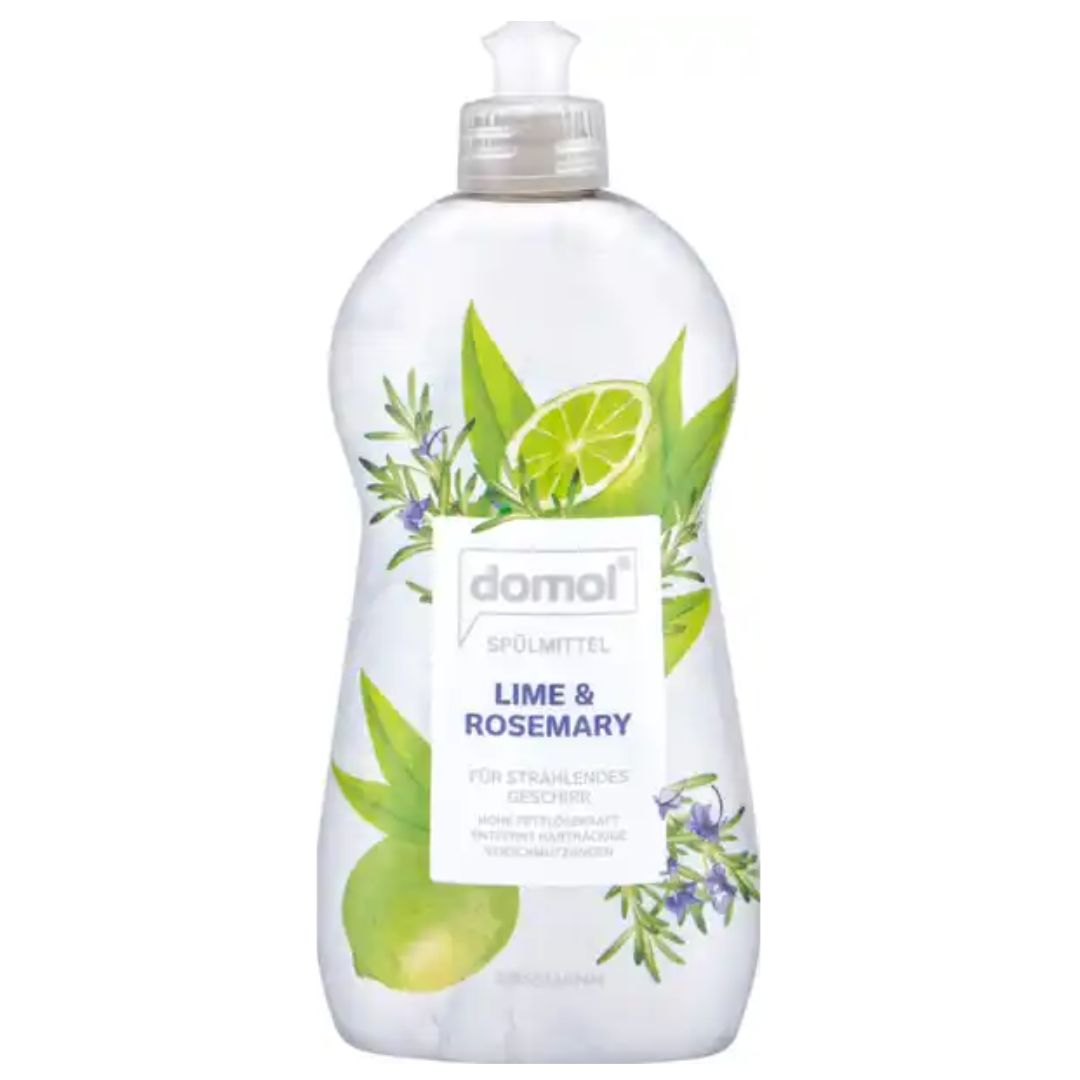 DOMOL LIQUID DISHWASHING COMNCENTRATE LIME AND ROSEMARY 500 ml