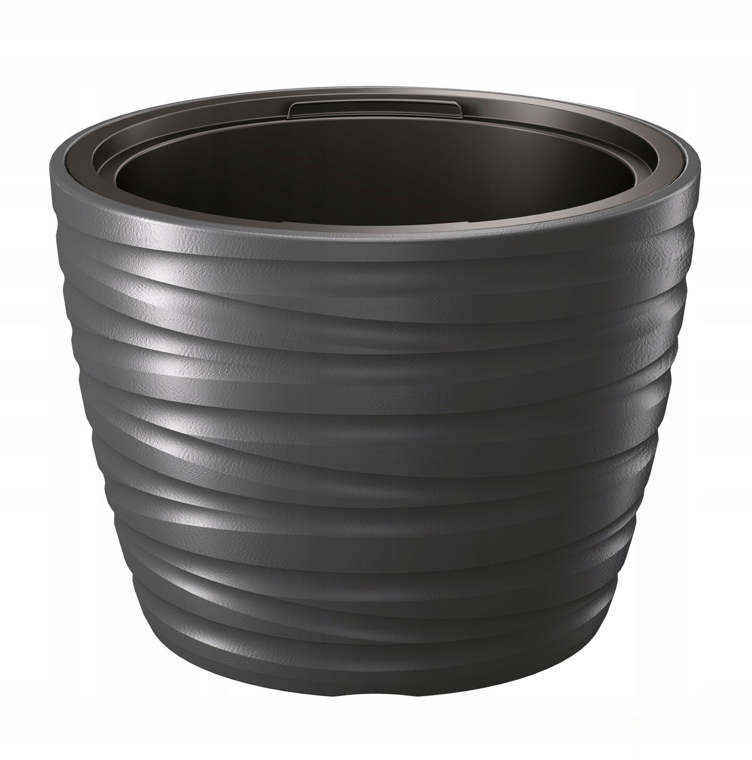 Blumentopf Prosperplast Maze DLMZ400-S433, schwarz 