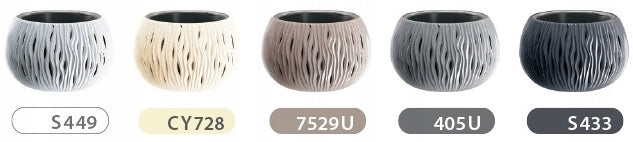 Kunststofftopf DSK370-405U Schüssel Sandy, grau 