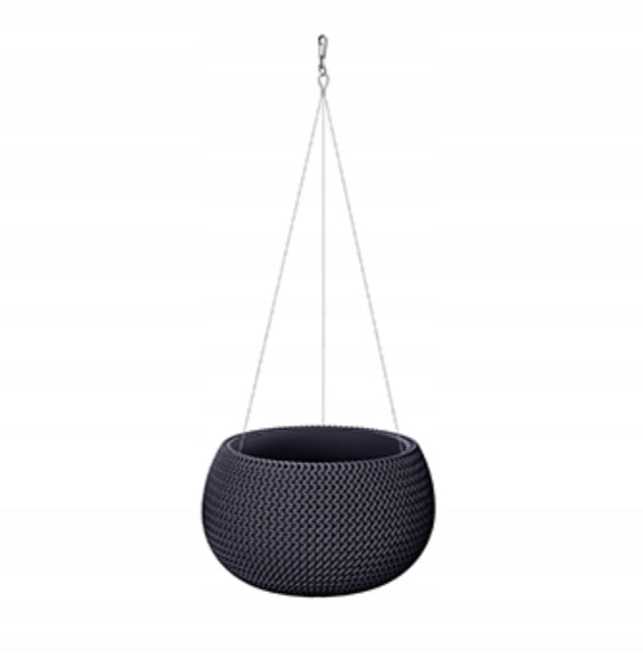 Hängender Übertopf Splofly Bowl WS Salbei 29 cm 