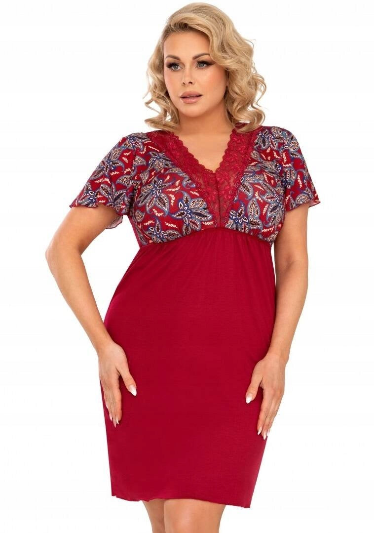 Nachthemden für Damen Donna Rita, rot 