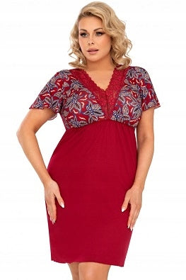 Nachthemden für Damen Donna Rita, rot 