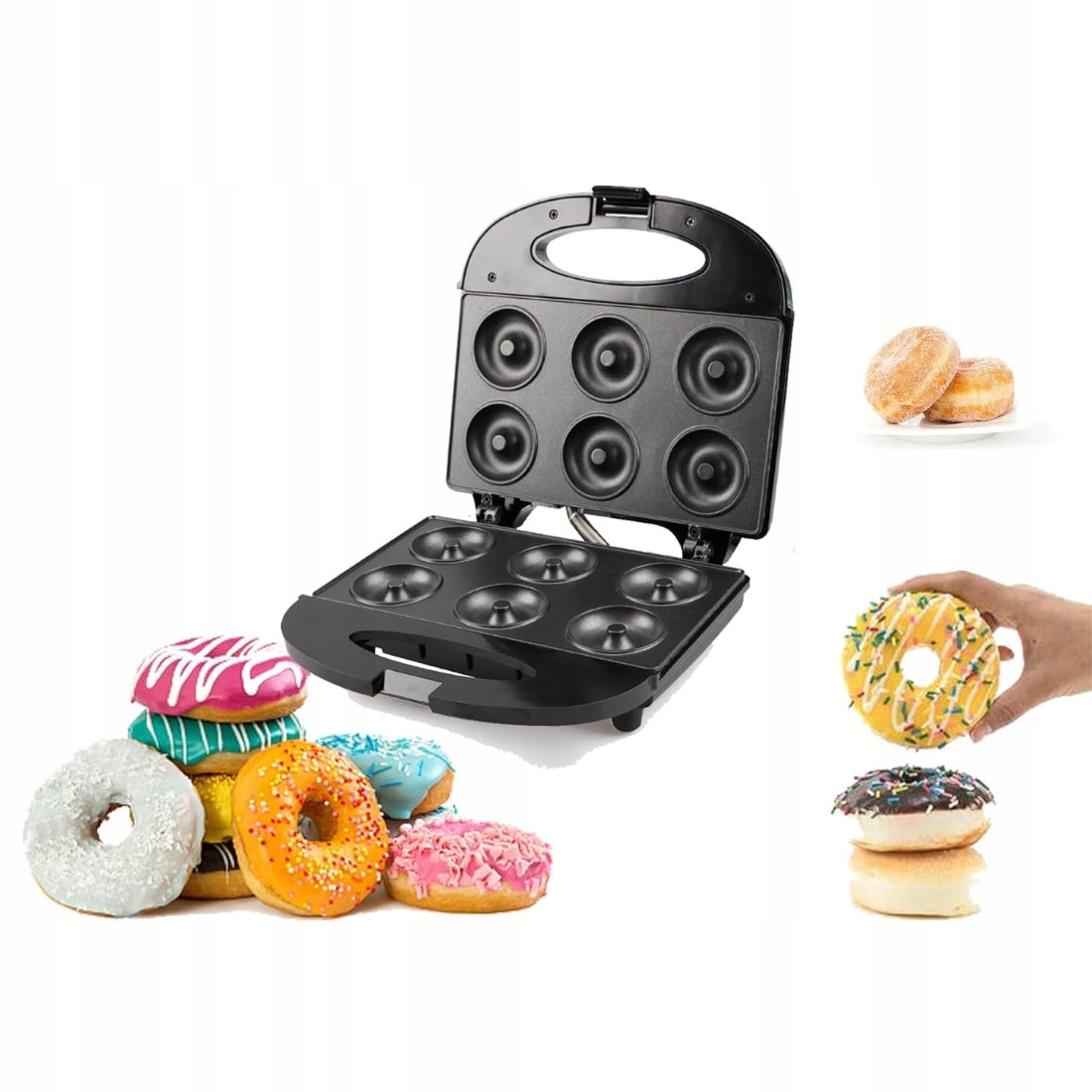 DONUT MAKER 1200W NON-STICK COATING 5CM DONUTSUS Power rating 750 W