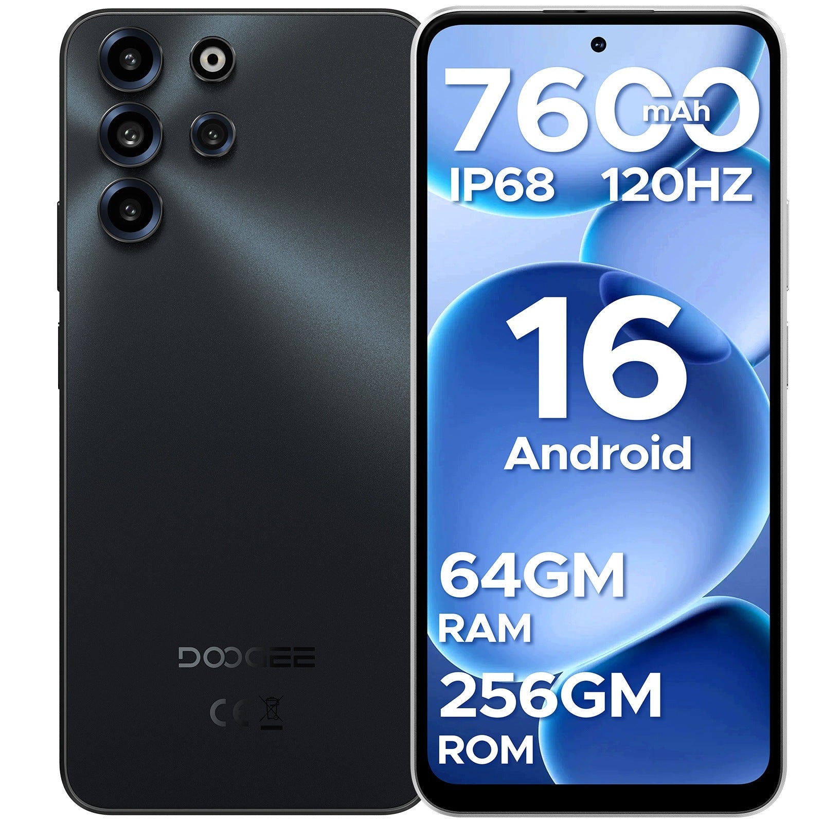 DOOGEE B10 Pro Černá