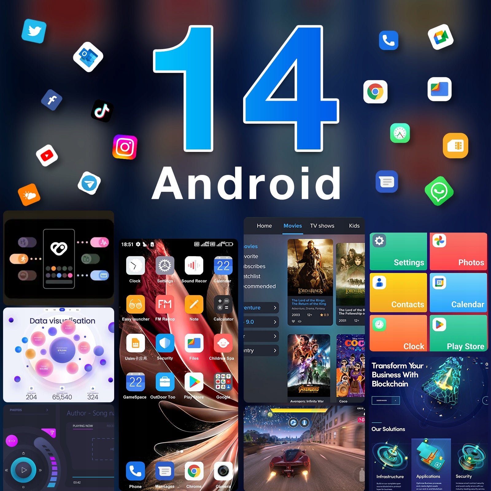 DOOGEE BLADE10PRO Android 14 smartphone 6.56" 16/256GB 5150mAh 50MP NFC Manufacturer code BLADE 10 PRO