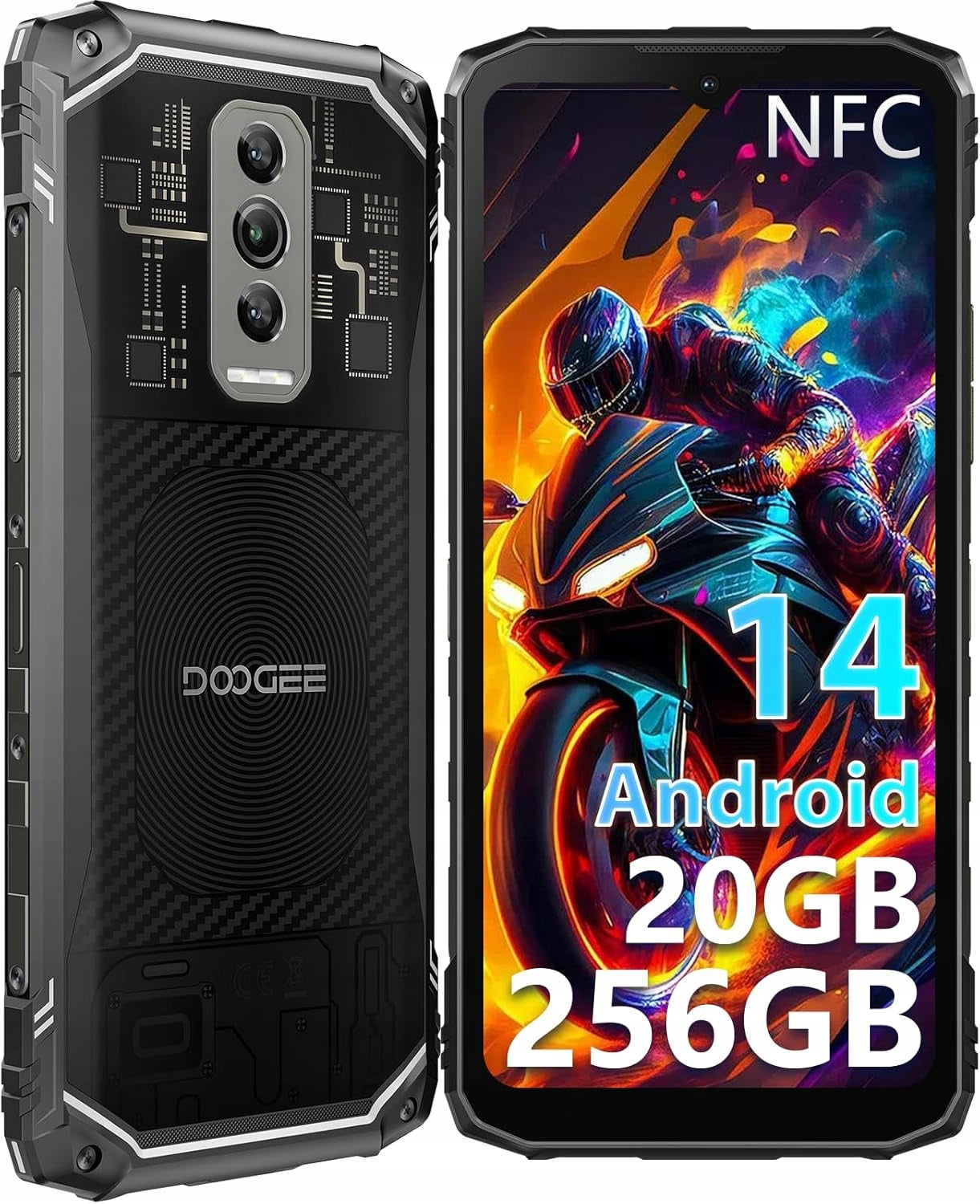 DOOGEE BLADE10ULTRA 20GB+256GB Smartphone 5150mAh 6,56"HD Android 14 IP6869K