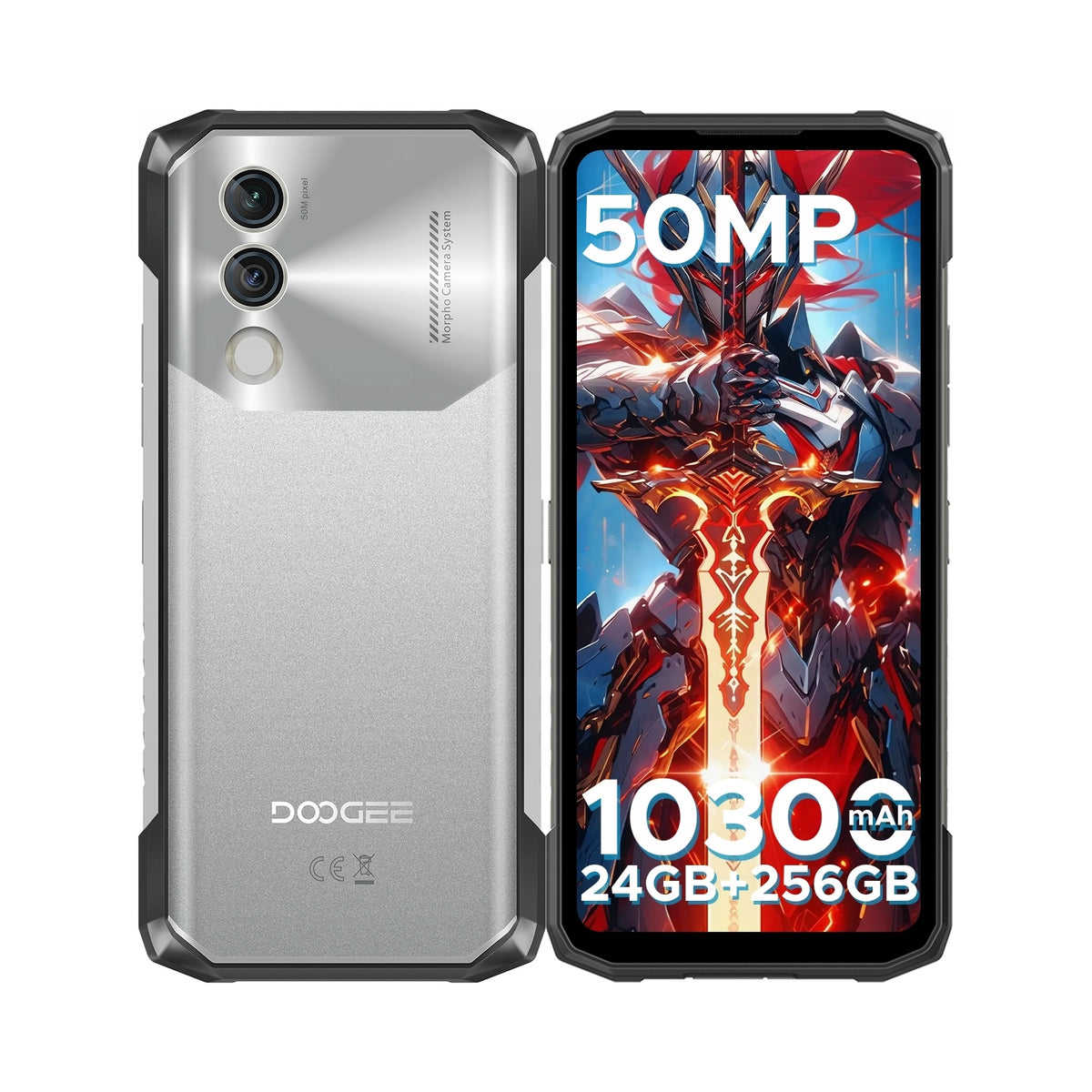DOOGEE Blade10 Power 10300mAh 24/256GB Android Smartphone 14 6,6"50MP NFC SIM
