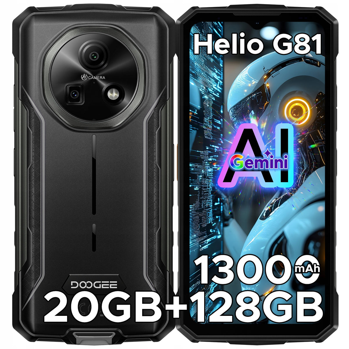 DOOGEE Fire 5 Pro 4/128GB Šedá