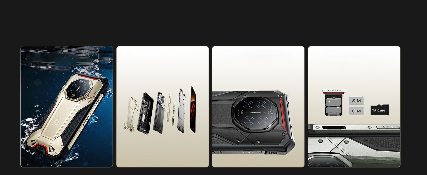 DOOGEE S300 Pro Zlatá Built-in memory 512 GB