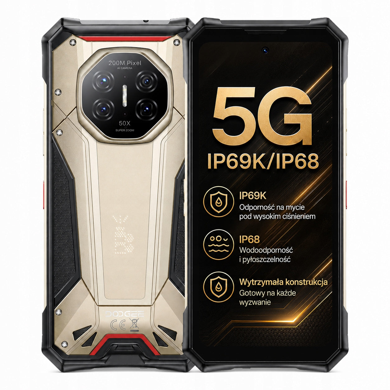 DOOGEE S300 Pro Zlatá