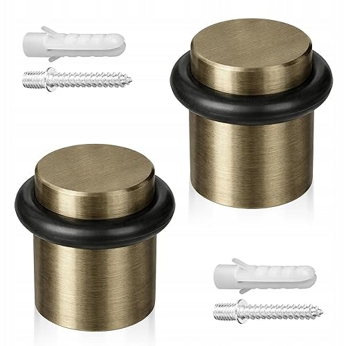 DOOR BUMPER STAINLESS STEEL BRUSHED TO SCREW SET OF 2 Brand no brand